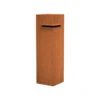 Cortenstaal Brievenbus Ivar 35 X 35 X 120 Cm