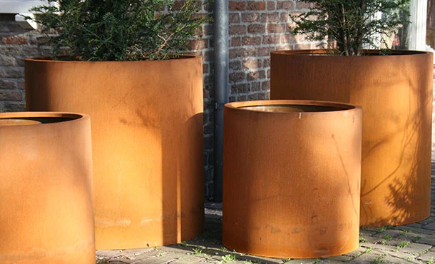 Plantenbak Cortenstaal Rond 150x80 Cm Adezz Op Poten 5 Plantenbak Cortenstaal Rond 150x80 Cm Adezz Op Poten - Afbeelding 3