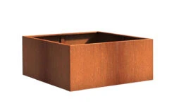 Plantenbak Cortenstaal 140x140x80 Cm Adezz