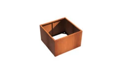 Plantenbak Cortenstaal 120x120x80 Cm Zonder Bodem