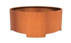 Plantenbak Cortenstaal Rond 200x80 Cm Adezz Op Poten