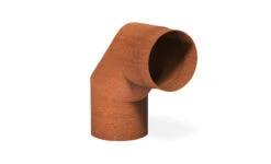 Kachelpijp Cortenstaal Bocht 90° Ø154 Mm