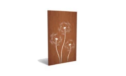 Tuinpaneel Corten Paardenbloem CPN5