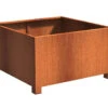 Plantenbak Cortenstaal Op Poten 140x140x80 Cm Adezz