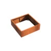 Plantenbak Cortenstaal 120x120x40 Cm Zonder Bodem