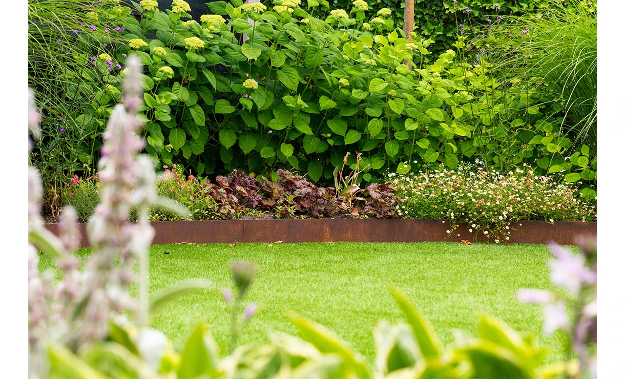 Borderrand Cortenstaal 2 Mm Hoek Gezet Buiten 30x30x20 Cm 6 Borderrand Cortenstaal 2 Mm Hoek Gezet Buiten 30x30x20 Cm - Afbeelding 4