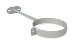 Kachelpijp Muurbeugel RVS Ø200 Mm