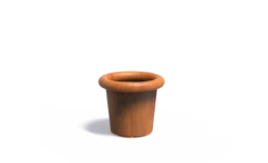 Plantenbak Cortenstaal Tube 70 X 60 Cm Adezz