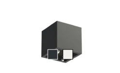 Polyester Plantenbak Met Wielen 60x60x60 Cm Adezz