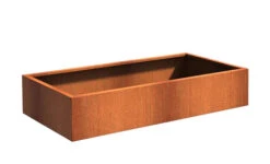 Plantenbak Cortenstaal 200x100x40 Cm Adezz