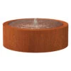 Cortenstaal Watertafel Rond - 120 X 40 Cm