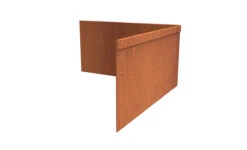 Borderrand Cortenstaal 2 Mm Hoek Geplet Binnen 30x30x15 Cm