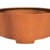 Plantenbak Cortenstaal Conic 200x80 Cm Adezz Op Poten