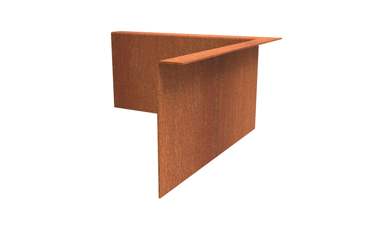 Borderrand Cortenstaal 3 Mm Hoek Gezet Binnen 30x30x20 Cm 3 Borderrand Cortenstaal 3 Mm Hoek Gezet Binnen 30x30x20 Cm
