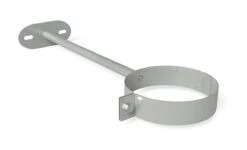 Kachelpijp Muurbeugel RVS Ø154 Mm