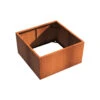 Plantenbak Cortenstaal 140x140x80 Cm Zonder Bodem