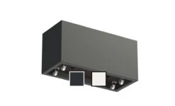 Polyester Plantenbak Met Wielen 120x50x60 Cm Adezz