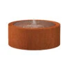 Cortenstaal Watertafel Rond - 100 X 40 Cm