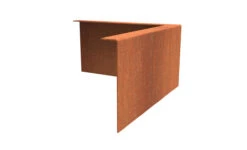 Borderrand Cortenstaal 3 Mm Hoek Gezet Buiten 30x30x29 Cm