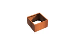 Plantenbak Cortenstaal 100x100x60 Cm Zonder Bodem