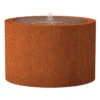 Cortenstaal Watertafel Rond - 100 X 75 Cm