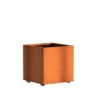 Plantenbak Cortenstaal Op Wielen 60x60x60 Cm