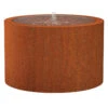 Cortenstaal Watertafel Rond - 120 X 75 Cm