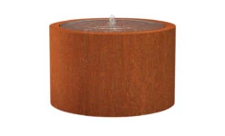 Cortenstaal Watertafel Rond - 120 X 75 Cm