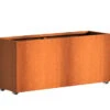 Plantenbak Cortenstaal Op Wielen 150x50x60 Cm