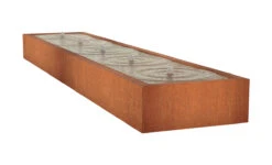 Cortenstaal Watertafel - 500 X 100 X 40 Cm