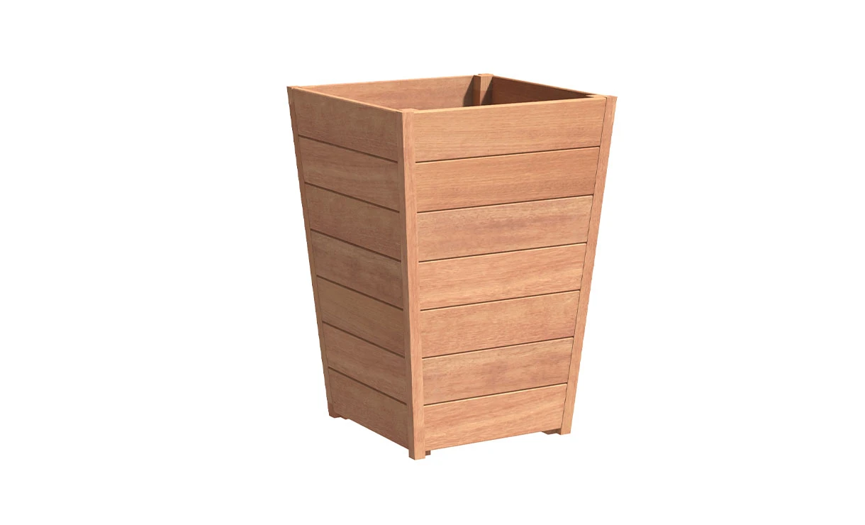 Plantenbak Hardhout 70x70x99 Cm Tap Adezz 3 Plantenbak Hardhout 70x70x99 Cm Tap Adezz