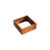 Plantenbak Cortenstaal 100x100x40 Cm Zonder Bodem