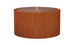 Cortenstaal Watertafel Rond - 145 X 75 Cm