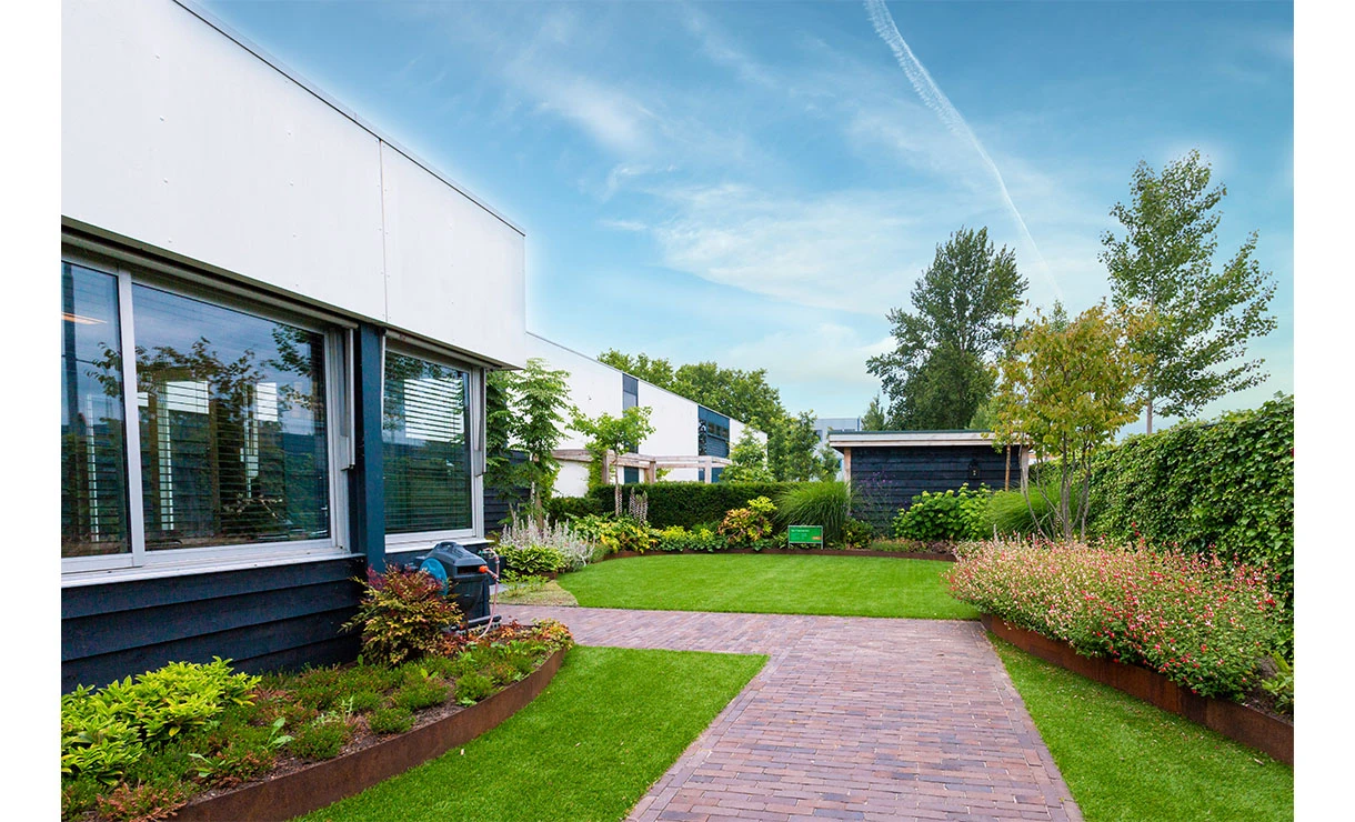 Borderrand Cortenstaal 2 Mm Hoek Recht Buiten 30x30x20 Cm 4 Borderrand Cortenstaal 2 Mm Hoek Recht Buiten 30x30x20 Cm - Afbeelding 2